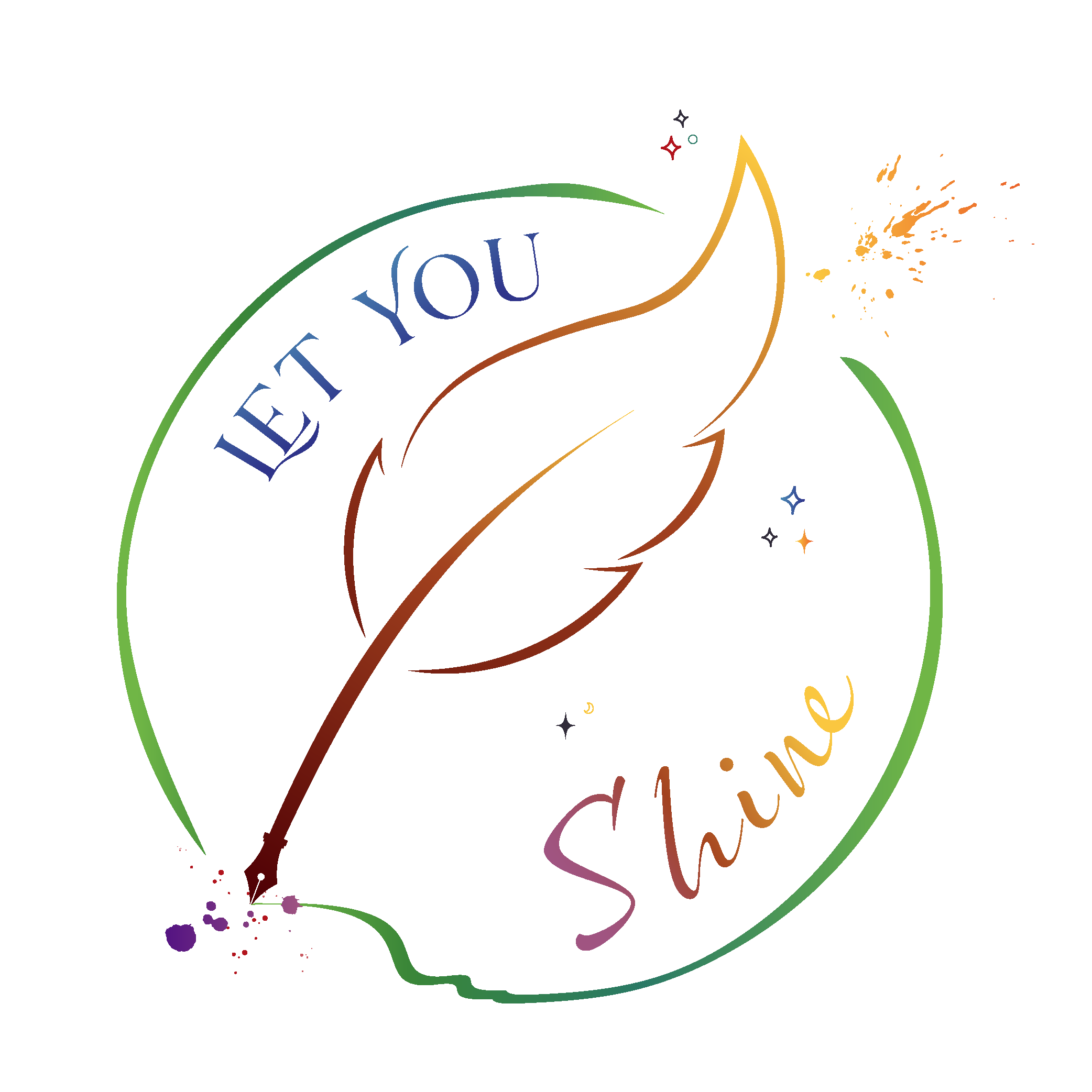 Let You Shine - Rayonnez sur le Web Logo par Virginie Gruber
